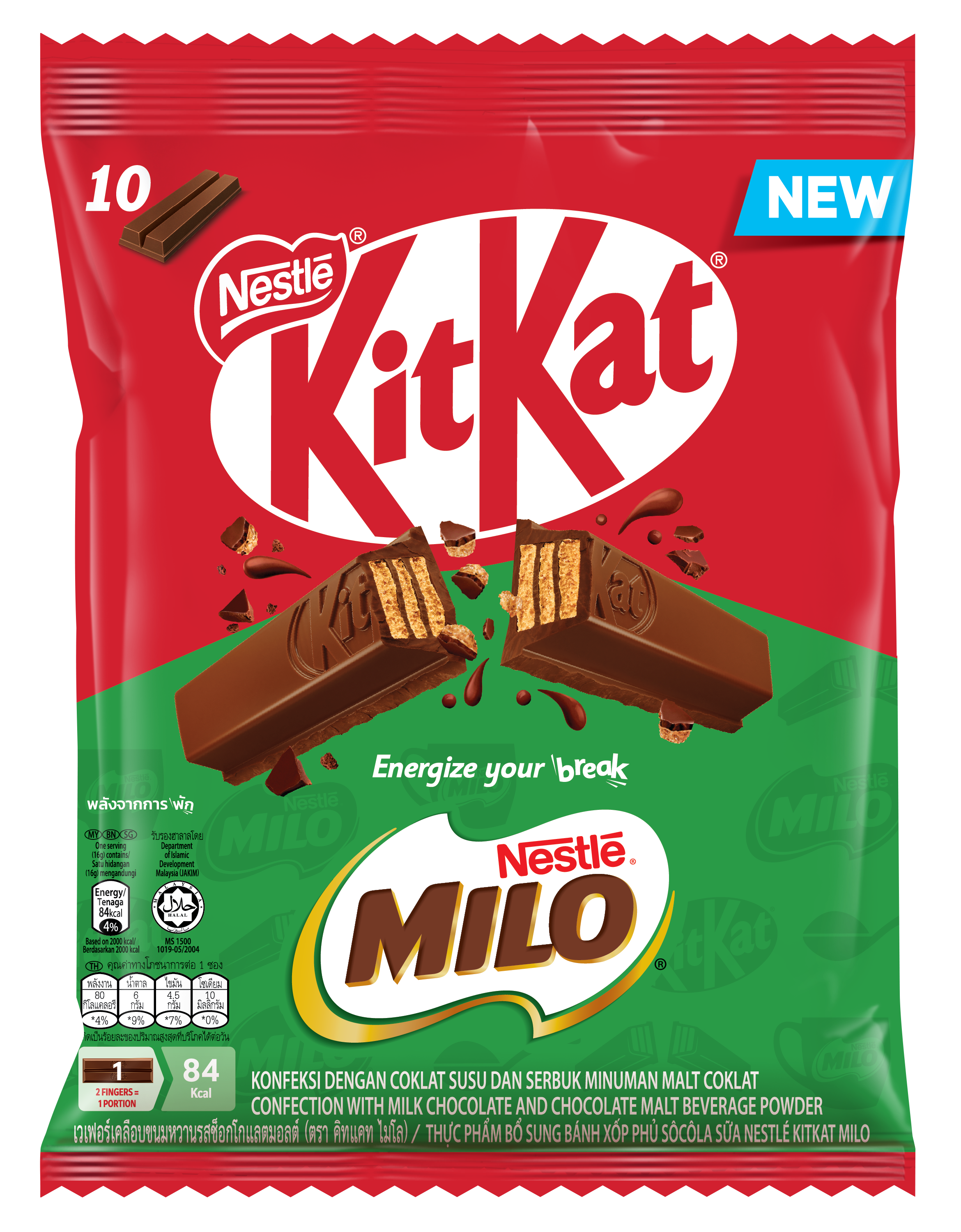 KitKat® MILO 2-Fingers Chocolate Share Pack